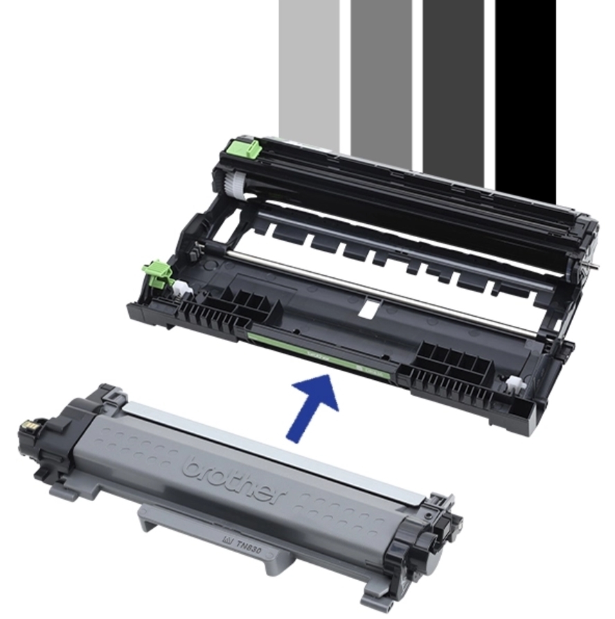 Works with Brother Genuine Toner Cartridges