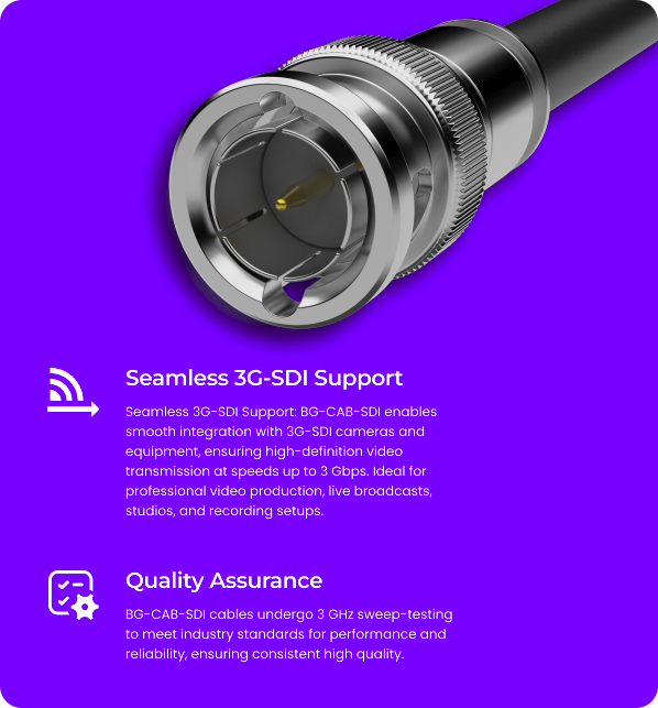 Seamless 3G SDI Support