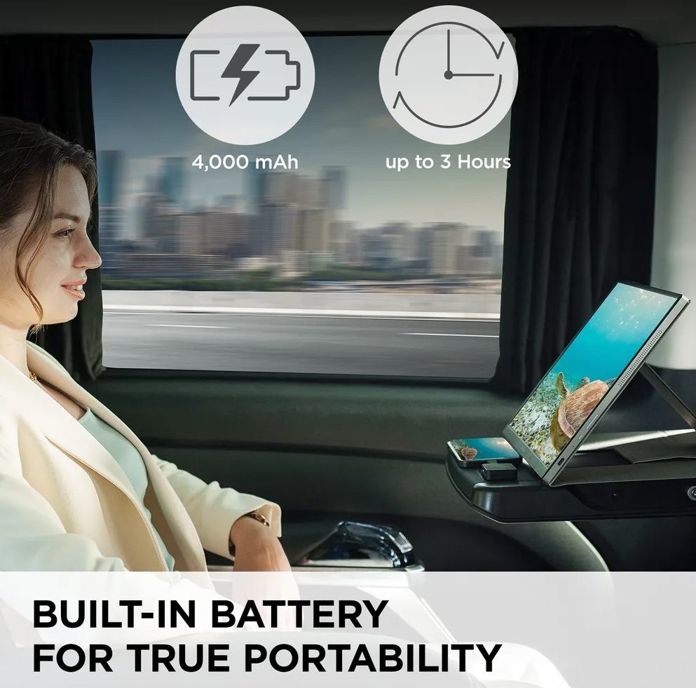 Built-in Battery for True Portability