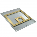 Floor Box Cover with 1/4" Square Brass FlangeFL-540P-BSQ-C-1/4