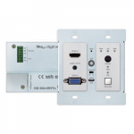 HDBaseT PoH Dual-Gang Wall Plate SwitcherKD-X2X1WVTX