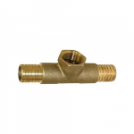 1" FIP No-Lead Brass TeeBTFNL100