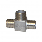 1" x 1" x 1" Stainless Steel Hydrant TeeSSHT100