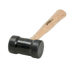 Rubber Mallet, Black, 8 oz.1366