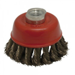 3" Twisted Wire Cup Brush, Thin Wire18CT33S