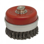 4" Twisted Wire Cup Brush, Thick Wire18CT45S